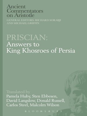 cover image of Priscian